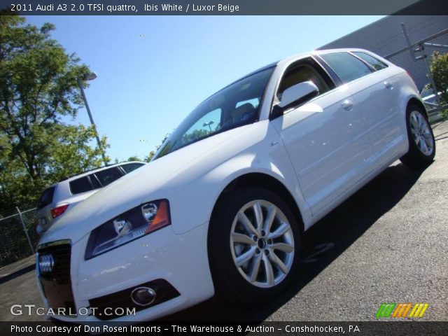 2011 Audi A3 2.0 TFSI quattro in Ibis White