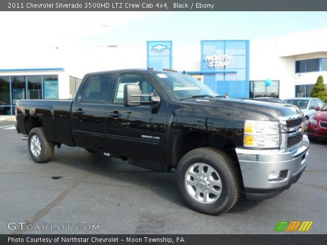 2011 Chevrolet Silverado 3500HD LTZ Crew Cab 4x4 in Black