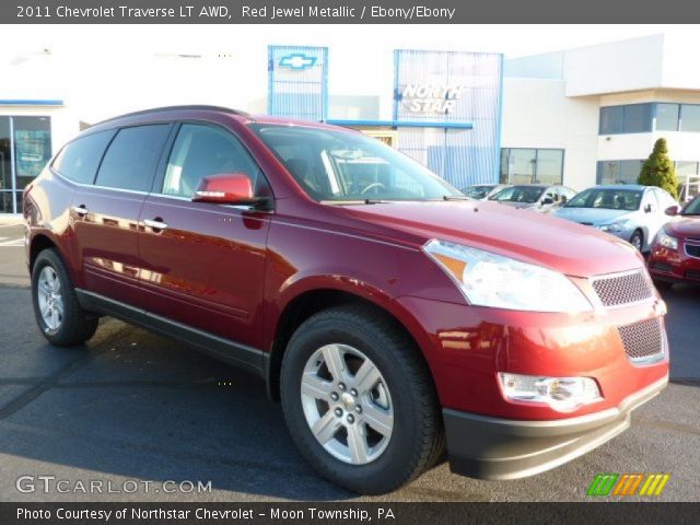 2011 Chevrolet Traverse LT AWD in Red Jewel Metallic