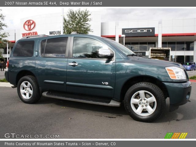 2007 Nissan Armada SE 4x4 in Deep Water Blue
