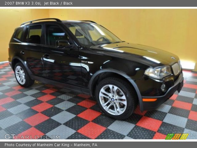 2007 BMW X3 3.0si in Jet Black