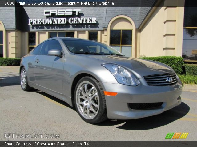 2006 Infiniti G 35 Coupe in Liquid Platinum Metallic