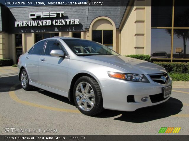 2008 Acura TSX Sedan in Alabaster Silver Metallic