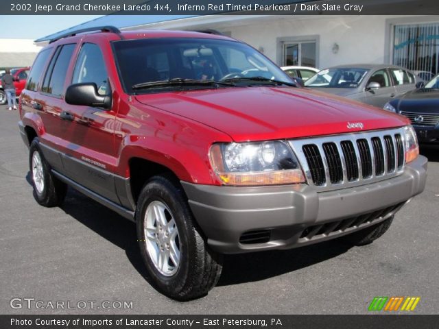 2002 Jeep Grand Cherokee Laredo 4x4 in Inferno Red Tinted Pearlcoat