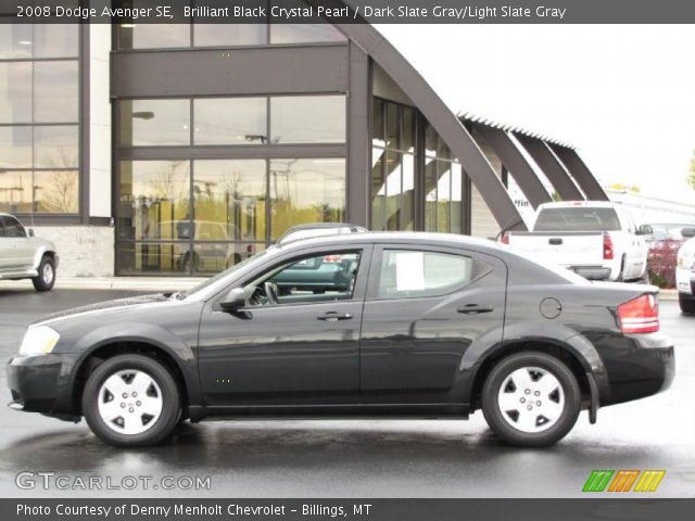 2008 Dodge Avenger SE in Brilliant Black Crystal Pearl