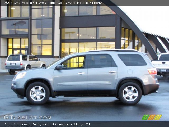 2008 GMC Acadia SLE AWD in Blue-Gold Crystal Metallic