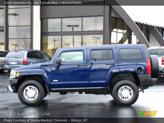 2009 Hummer H3  in All-Terrain Blue