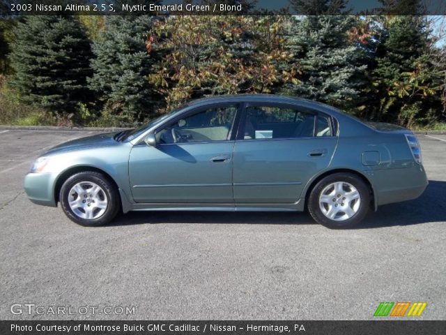 2003 Nissan Altima 2.5 S in Mystic Emerald Green