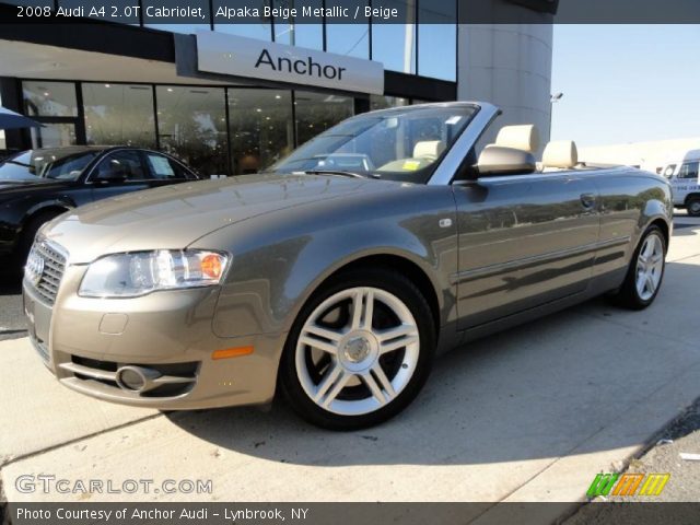 2008 Audi A4 2.0T Cabriolet in Alpaka Beige Metallic