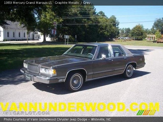 1989 Mercury Grand Marquis LS in Graphite Metallic