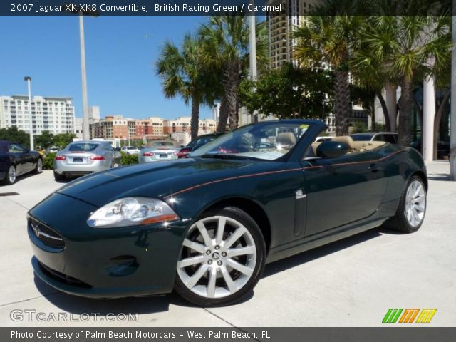 2007 Jaguar XK XK8 Convertible in British Racing Green