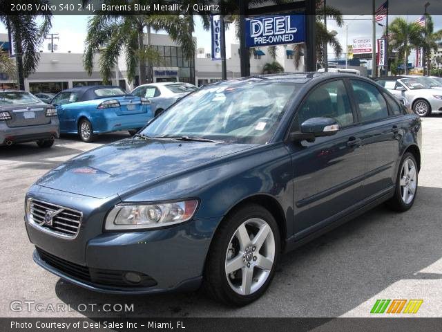 2008 Volvo S40 2.4i in Barents Blue Metallic