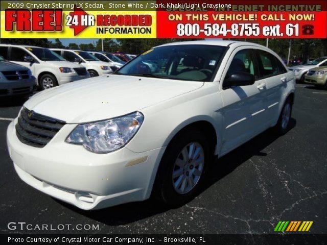 2009 Chrysler Sebring LX Sedan in Stone White