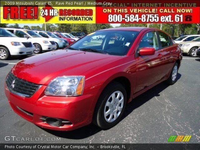 2009 Mitsubishi Galant ES in Rave Red Pearl