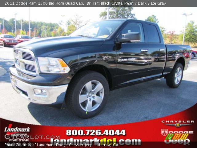 2011 Dodge Ram 1500 Big Horn Quad Cab in Brilliant Black Crystal Pearl