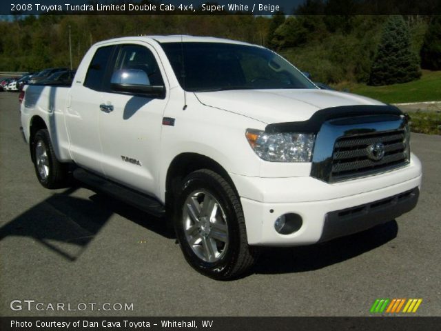 2008 Toyota Tundra Limited Double Cab 4x4 in Super White