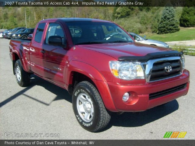 2007 Toyota Tacoma V6 Access Cab 4x4 in Impulse Red Pearl