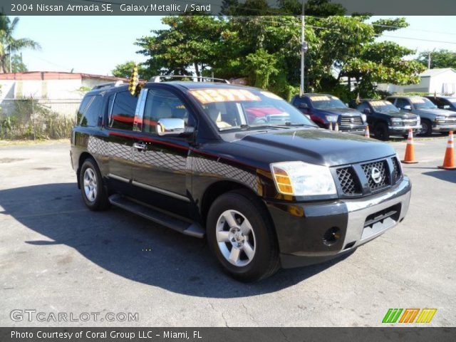 2004 Nissan Armada SE in Galaxy Metallic