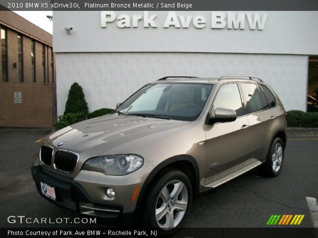 2010 BMW X5 xDrive30i in Platinum Bronze Metallic
