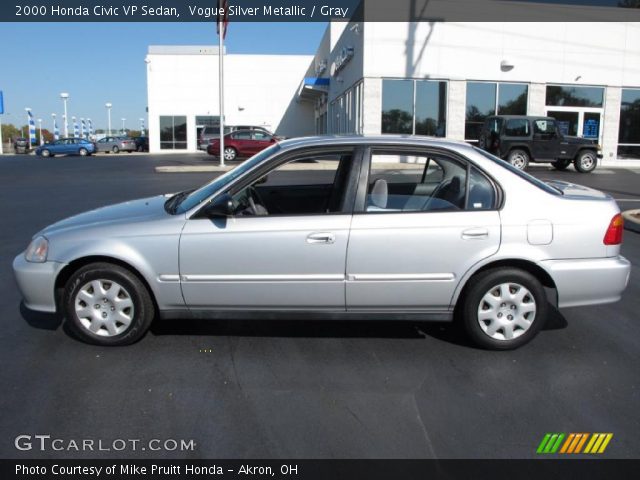 2000 Honda Civic VP Sedan in Vogue Silver Metallic