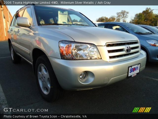 2006 Toyota Highlander Limited 4WD in Millenium Silver Metallic