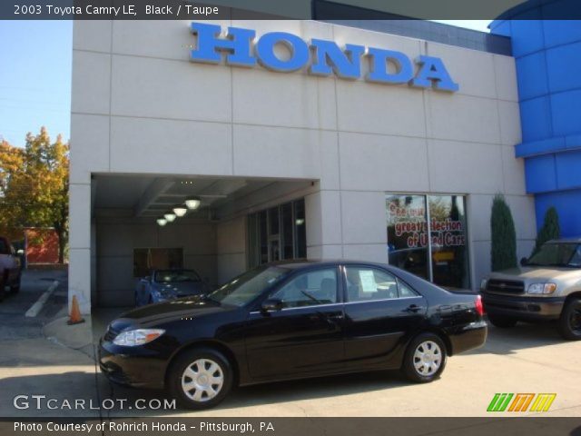 2003 Toyota Camry LE in Black