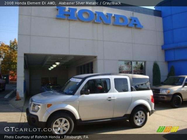 2008 Honda Element EX AWD in Alabaster Silver Metallic