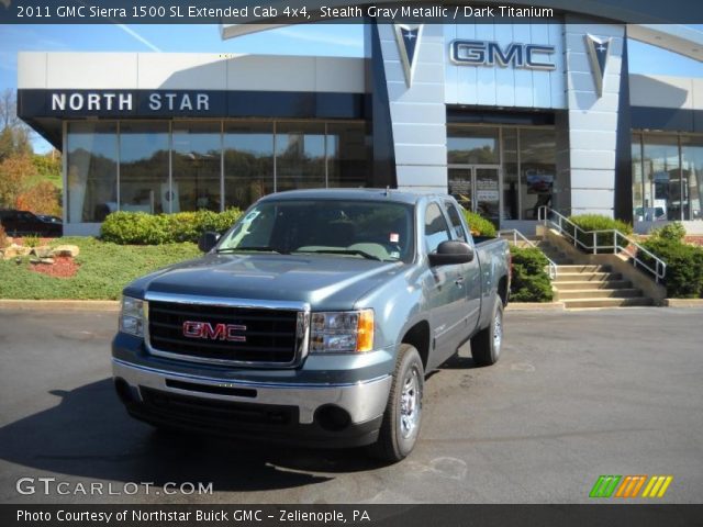 2011 GMC Sierra 1500 SL Extended Cab 4x4 in Stealth Gray Metallic