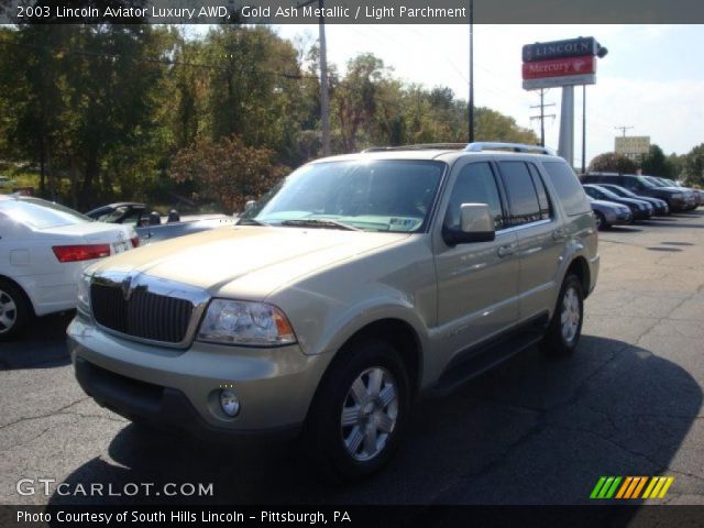 2003 Lincoln Aviator Luxury AWD in Gold Ash Metallic