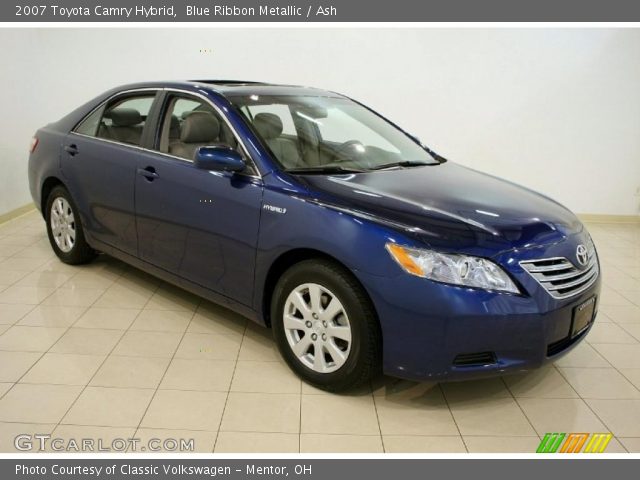 2007 Toyota Camry Hybrid in Blue Ribbon Metallic