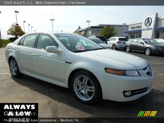 2008 Acura TL 3.2 in White Diamond Pearl