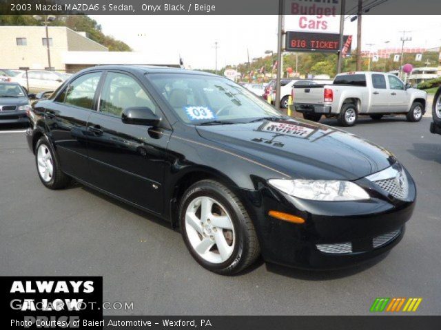 2003 Mazda MAZDA6 s Sedan in Onyx Black
