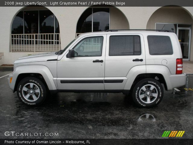 2008 Jeep Liberty Sport in Light Graystone Pearl