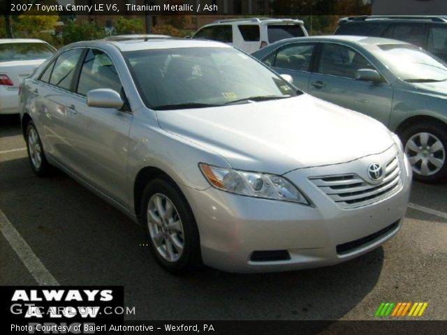 2007 Toyota Camry LE V6 in Titanium Metallic