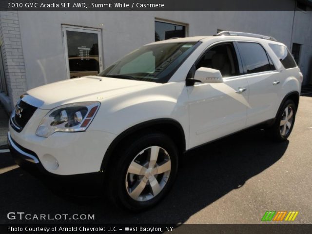 2010 GMC Acadia SLT AWD in Summit White