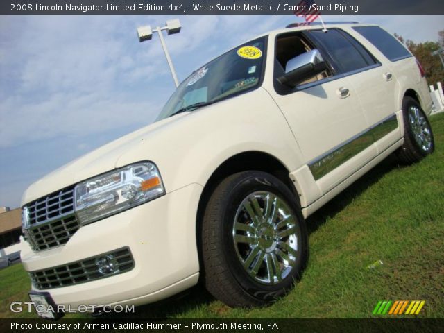 2008 Lincoln Navigator Limited Edition 4x4 in White Suede Metallic