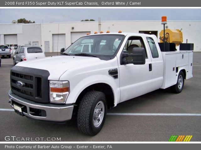 2008 Ford F350 Super Duty XLT SuperCab Chassis in Oxford White