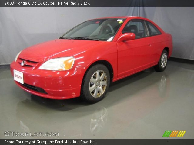 2003 Honda Civic EX Coupe in Rallye Red