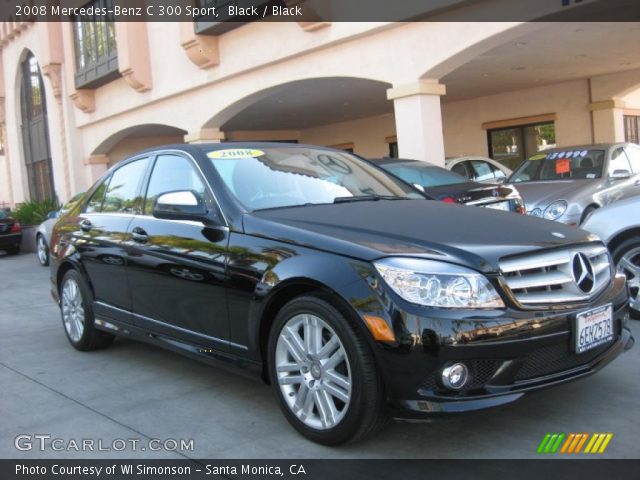 2008 Mercedes-Benz C 300 Sport in Black