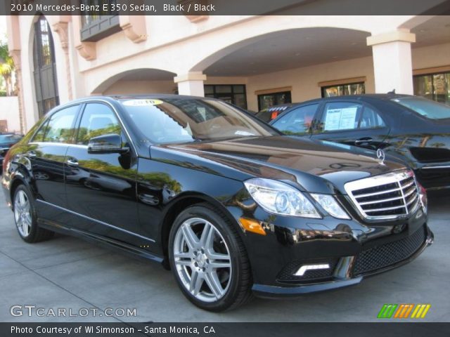 2010 Mercedes-Benz E 350 Sedan in Black
