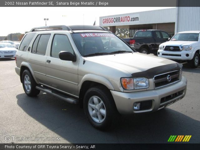2002 Nissan Pathfinder SE in Sahara Beige Metallic