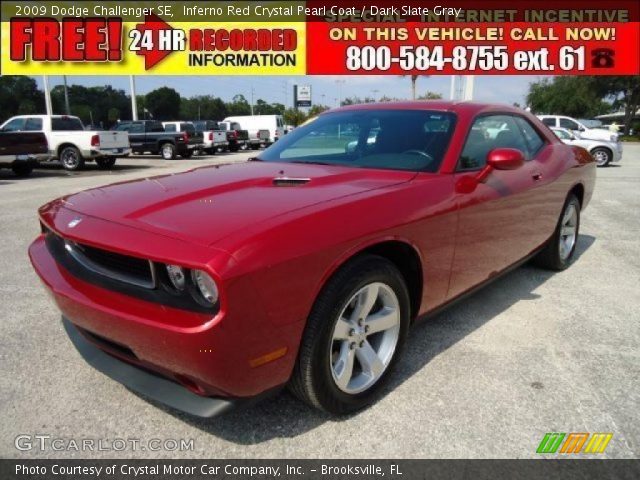 2009 Dodge Challenger SE in Inferno Red Crystal Pearl Coat