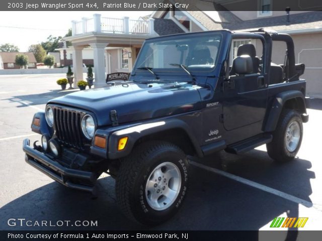 2003 Jeep Wrangler Sport 4x4 in Patriot Blue