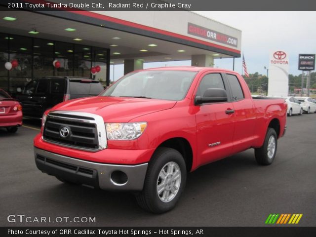 2011 Toyota Tundra Double Cab in Radiant Red