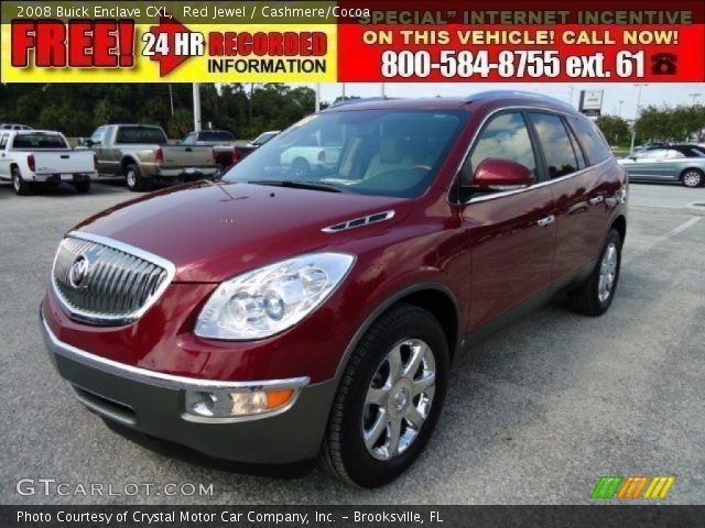 2008 Buick Enclave CXL in Red Jewel
