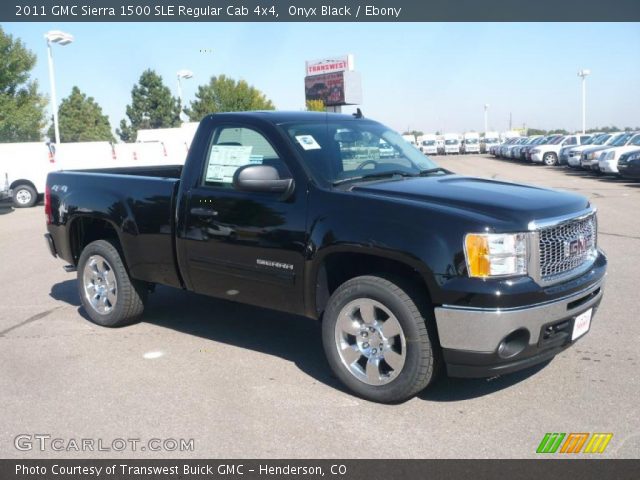 2011 GMC Sierra 1500 SLE Regular Cab 4x4 in Onyx Black