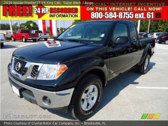 2010 Nissan Frontier SE V6 King Cab in Super Black