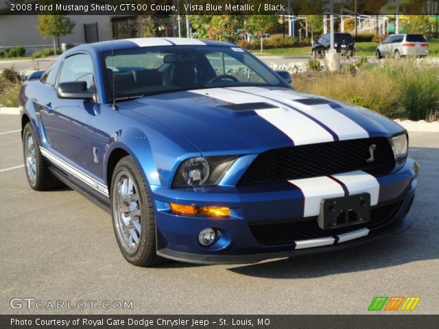 2008 Ford Mustang Shelby GT500 Coupe in Vista Blue Metallic