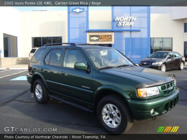 2002 Isuzu Rodeo LSE 4WD in Garden Green Mica