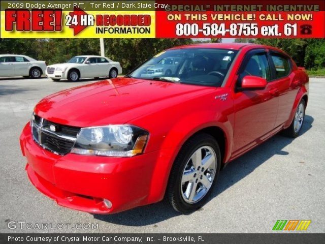2009 Dodge Avenger R/T in Tor Red